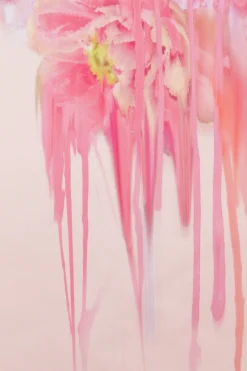 abito a tubino in duchesse stampa rose