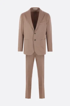 abito due pezzi in lana e cotone stretch