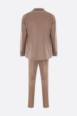 abito due pezzi in lana e cotone stretch