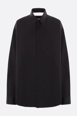 abito effetto camicia Suspended in popeline