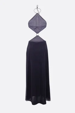 abito lungo Lumière O Gem Diamond in lurex