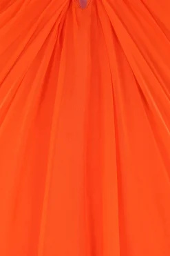 abito lungo New Samba in chiffon