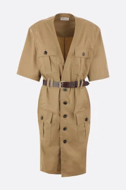 abito saharienne in twill