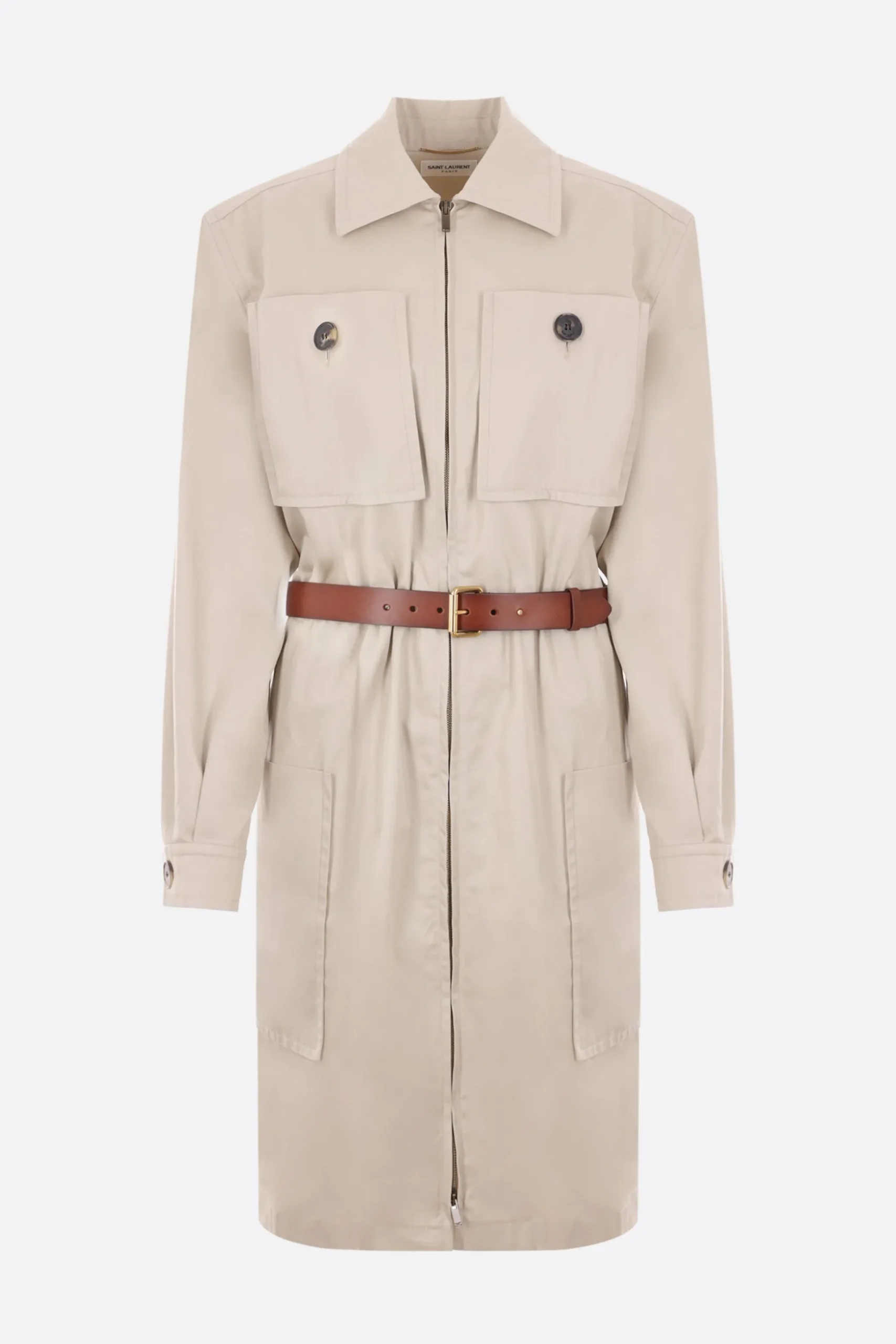 abito saharienne in twill