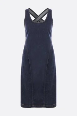 abito Sculpt smanicato in denim