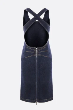 abito Sculpt smanicato in denim