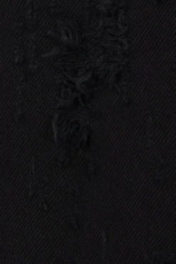 abito smanicato Dodie in denim destroyed