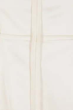 abito smanicato in crepe envers satin