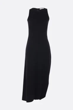 abito smanicato Twisted Hem in interlock
