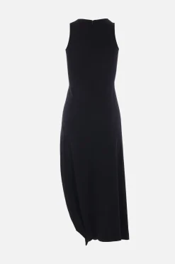 abito smanicato Twisted Hem in interlock