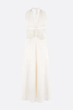 abito smanicato Vivian in crepe cady