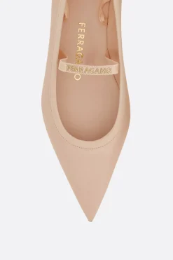 ballerina Carice in pelle liscia