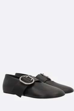 ballerina in nappa con fibbia Cannolo