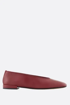 ballerina in pelle liscia