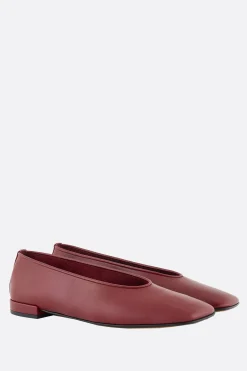 ballerina in pelle liscia