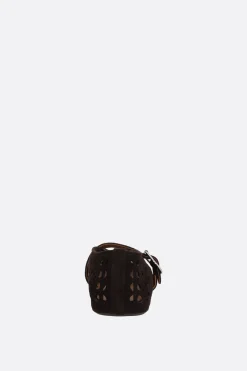 ballerina in suede laserato