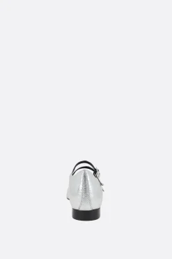 ballerina mary-jane Ariana in pelle laminata