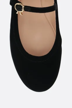 ballerina mary-jane Carla in velluto
