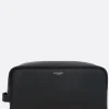 beauty case Saint Laurent Paris in pelle Grain de Poudre