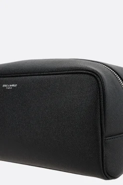 beauty case Saint Laurent Paris in pelle Grain de Poudre