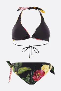 bikini in lycra stampa Peonie