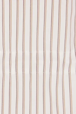blusa in cotone e seta a righe