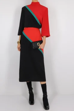 blusa in crepe de chine di seta