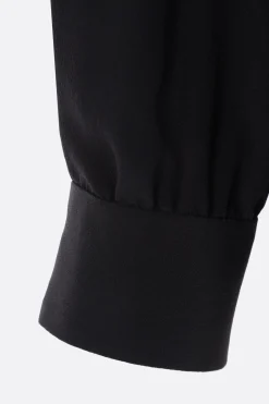 blusa in crepe de chine di seta