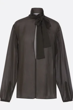 blusa in crepe georgette