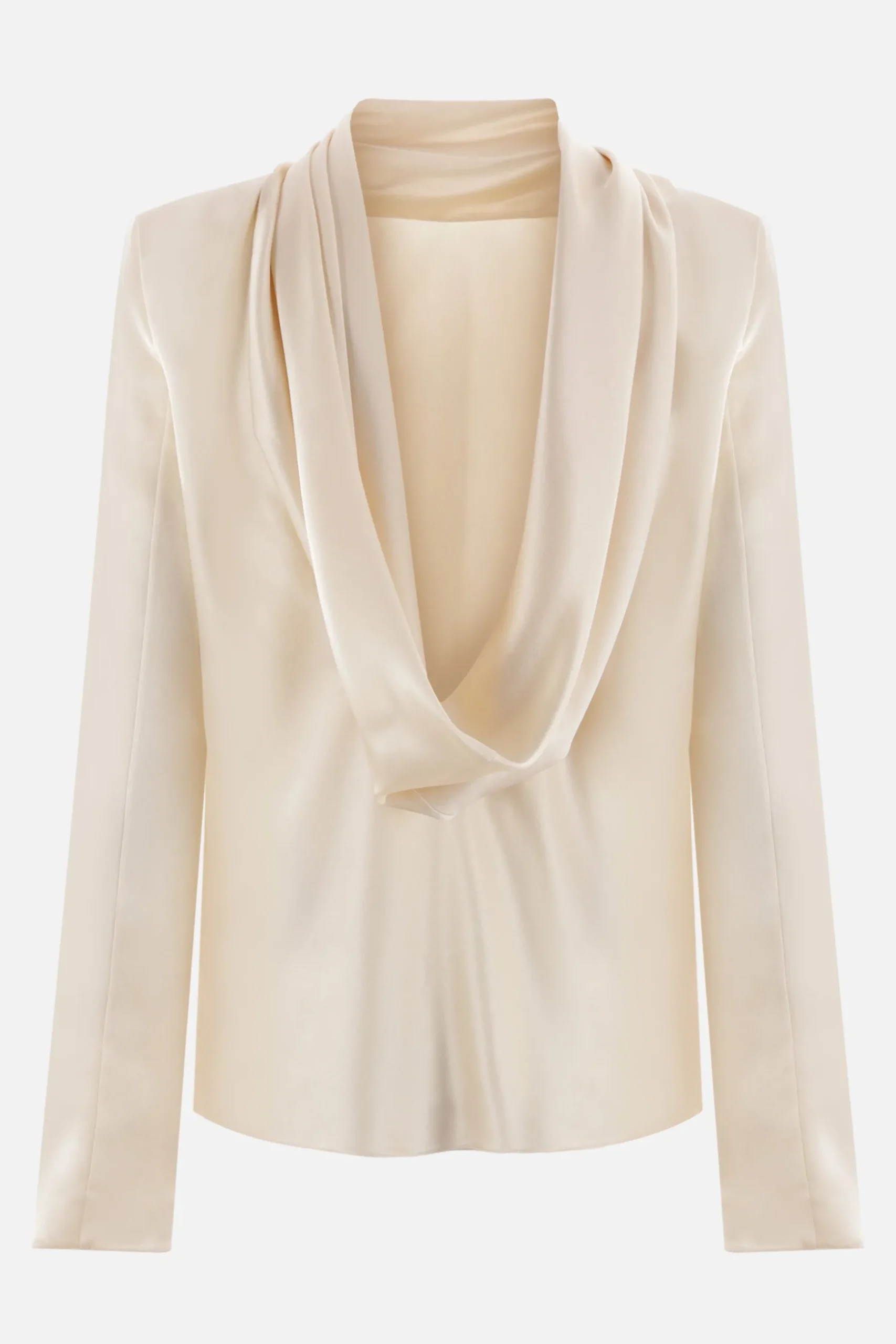 blusa in envers satin