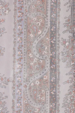 blusa in georgette di seta stampa paisley