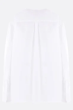 blusa in popeline di cotone organico