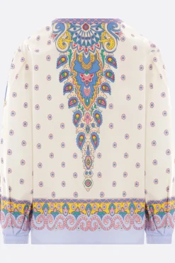 blusa in popeline stampato