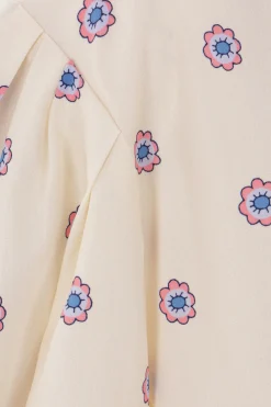 blusa in popeline stampato