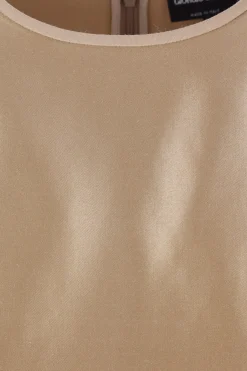 blusa in raso di seta tussah