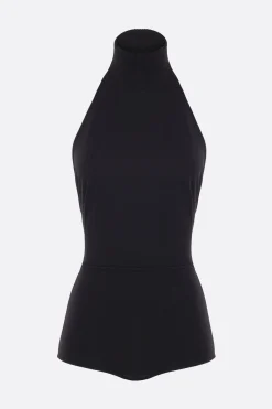 body Apogeo in crepe di viscosa stretch