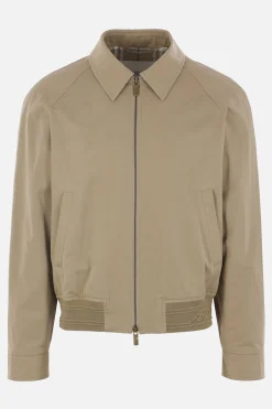 bomber in gabardine