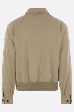 bomber in gabardine