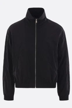 bomber Saint Laurent in nylon effetto stropicciato