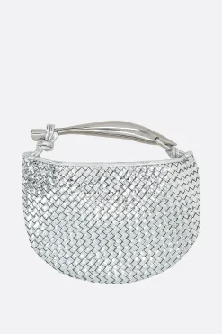 borsa a mano Baby Sardine in Intrecciato