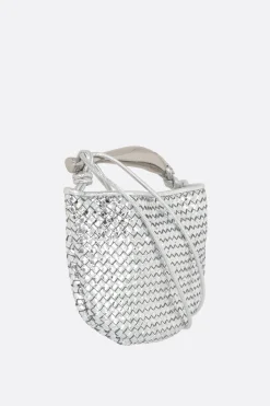 borsa a mano Baby Sardine in Intrecciato