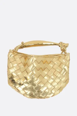 borsa a mano Baby Sardine in Intrecciato