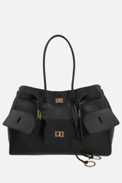 borsa a mano Carry All Bel Air media in pelle liscia