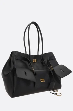 borsa a mano Carry All Bel Air media in pelle liscia