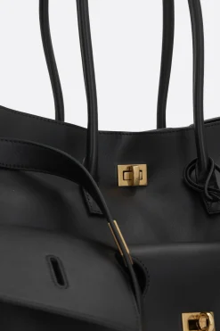 borsa a mano Carry All Bel Air media in pelle liscia