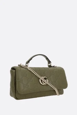borsa a mano GG Milano mini in pelle imbottita