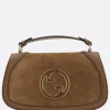 borsa a mano Gucci Blondie media in suede