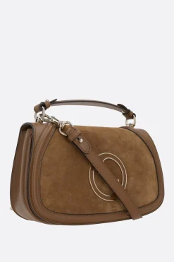 borsa a mano Gucci Blondie media in suede