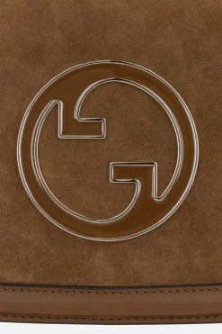 borsa a mano Gucci Blondie media in suede