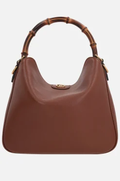 borsa a mano Gucci Diana media in pelle martellata